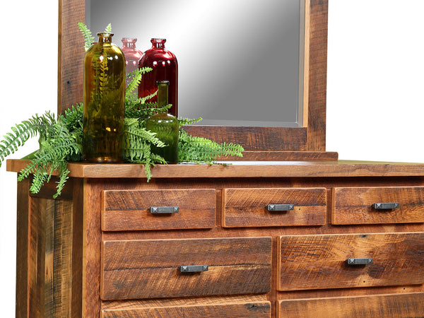 Farmhouse Rustic Barnwood Dresser | Amish Bedroom Furniture Made USA Farmstead Barnwood Furniture Farmhouse Rustic Barnwood Dresser | Amish Bedroom Furniture Made USA Farmstead Barnwood Furniture