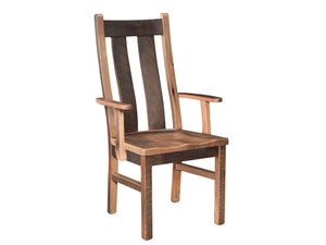 Barclay Rustic Genuine Reclaimed Barnwood Arm Chair