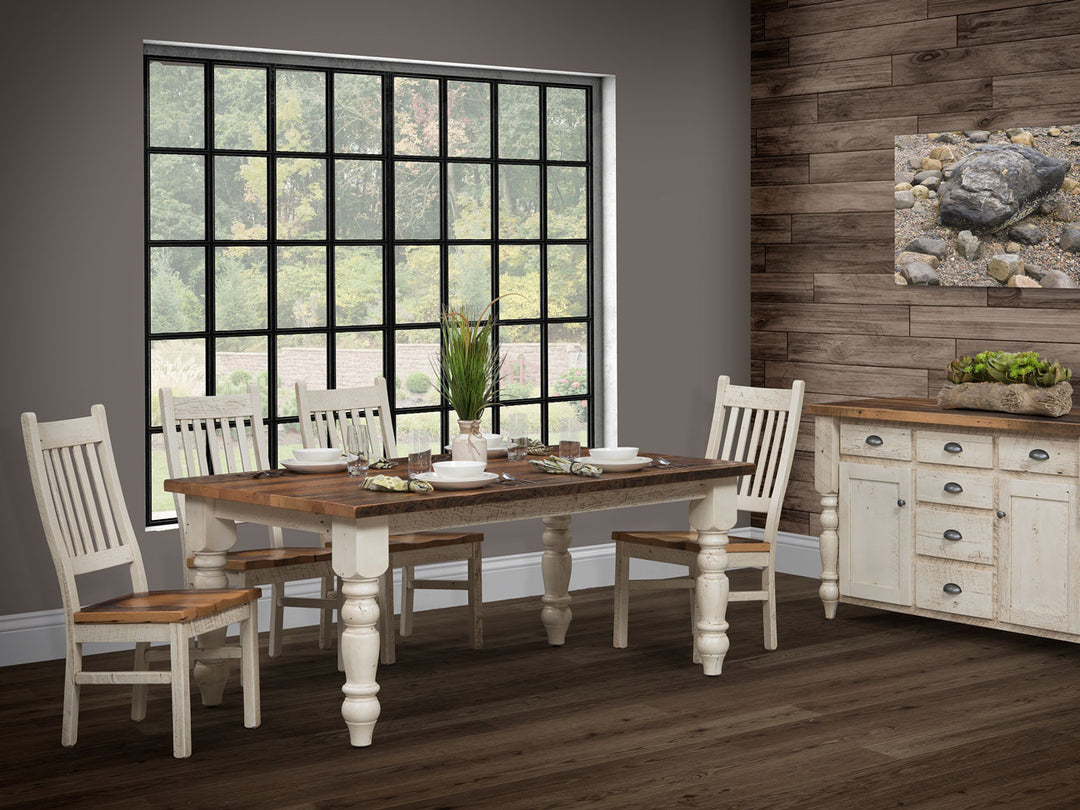 Farmingdale Barnwood Dining Table Farmhouse Style Table Amish Made