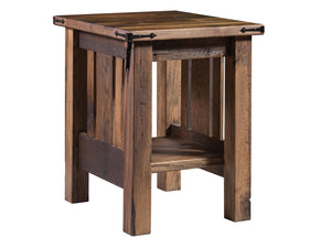 Tiverton Grand Teton Reclaimed Chairside Occasional Table