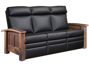 Kodiak Reclaimed Barnwood Living Room Sofa Recliner