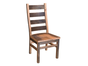 Ladderback Barnwood Dining Chair