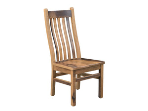 Mission Style Barnwood Amish Dining Chair