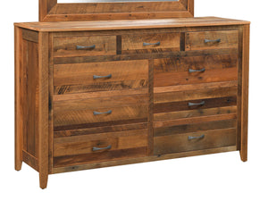 Newport Solid Barn Wood Amish Dresser