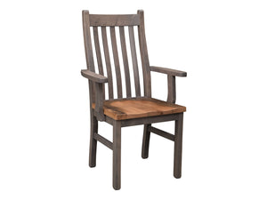 Stone Manor Mixed Wood Arm Chair